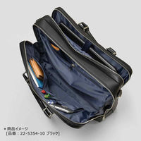 ウノフク TRAOUTIL ブリーフケース ダブルルーム型 ブラック 22-5354-10 1個（直送品）