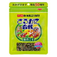 やま磯 さるかに合戦 海苔ごま チャック付 40g 1セット（1個×3）ふりかけ