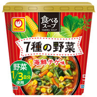 食べるスープ 7種の野菜 海鮮チゲ味15ｇ 1セット（1個×6） 東洋水産