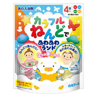 あわ入浴剤 カラフルねんどであわあわランド 4色入り 6歳以上 1セット（1個（15g×4）×2）白元アース