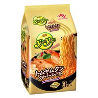 YumYum トムヤムクンクリーミーヌードル 1セット（1袋(3食入)×6） 味の素