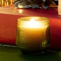 木芯ガラスキャンドル WHITE LILY AND FREESIA LAKOLE/ラコレ