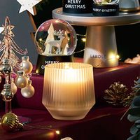 木芯ガラスキャンドル LILY OF THE VALLEY LAKOLE/ラコレ