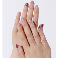 ジェルネイルシール-024 ボルドー LAKOLE/ラコレ