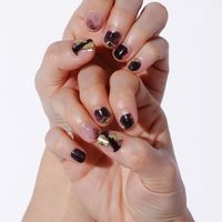 ジェルネイルシール-025 グレー LAKOLE/ラコレ