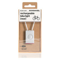 BOOKMAN Block Light Rear 自転車用ライトリア White 414 1個（直送品）