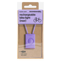 BOOKMAN Block Light Rear 自転車用ライトリア Lavender 515 1個（直送品）