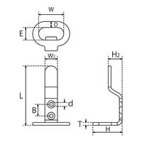 水本機械製作所 ステンレス ラブプレート LVP-2　1個（直送品）
