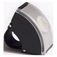BOOKMAN Curve Front Light 自転車用カーブフロントライト Black 415 1個（直送品）