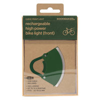 BOOKMAN Curve Front Light 自転車用カーブフロントライト Green 439 1個（直送品）