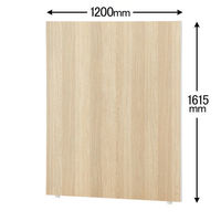 トーカイスクリーン MSパネル 木目調パネル ナチュラル 高さ1615×幅1200mm MSW-1612Nr 1枚 日本製 連結式パーテーション（わけあり品）