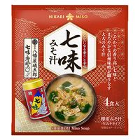 七味みそ汁 八幡屋礒五郎 1セット（1袋(4食入)×6） ひかり味噌