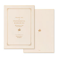 デザインフィル カラー色紙 寄せ書きシール24枚付き 二つ折り B5 本型 ベージュ 33292006 1冊（直送品）