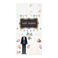 デザインフィル シール PCM タイトル 結婚式柄 HAPPY WEDDING 82358006 1セット(1パック×5)（直送品）