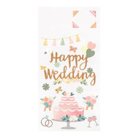 デザインフィル シール PCM タイトル 結婚式 ケーキ柄 Happy Wedding 82513006 1セット(1パック×5)（直送品）