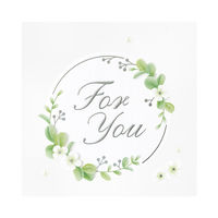 デザインフィル シール PCM タイトル [S] グリーンリース柄 For You 82693006 1セット(1パック×5)（直送品）