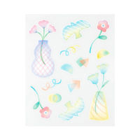 デザインフィル 転写シール ツヤ 花瓶柄 82702006 1セット(1パック×5)（直送品）