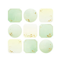 包む 色紙 メッセージシール・封筒付き そよ風と花 TS047 1冊（直送品）