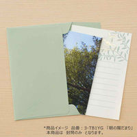 マルアイ お手紙文庫 封筒 夜のあかり 5枚入 ヨ-TB1M 1セット(1冊×5)（直送品）