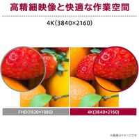 LG Electronics Japan  27インチ 4Kワイド液晶ディスプレイ(3840x2160/IPS) 27UP650K-W（直送品）