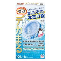 入浴剤 炭酸 温泡 ONPO デカまる フレッシュハーバルシトラスの香り 1セット（1箱（4錠入）×3） 透明タイプ アース製薬