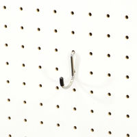 光 パンチングボードパーツ フックＢ キャップ黒 　 PBBFー21  1パック（4個）