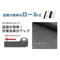 ミナト電機工業 ロール式 遮光ネット 6m×50m 遮光率75% 厚手 黒 mt-0018004 1個（直送品）