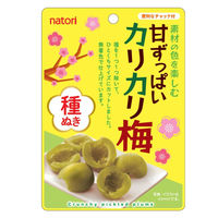 【アウトレット】素材甘ずっぱいカリカリ梅 8袋 なとり 塩分補給 塩分対策 おつまみ お菓子