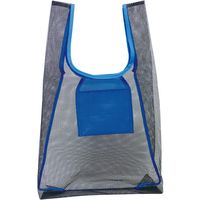 丸玉工業 ブラックメッシュ マイバッグ S ブルー 90319422 1枚（直送品）