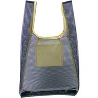 丸玉工業 ブラックメッシュ マイバッグ S ベージュ 90319473 1枚（直送品）