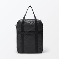 無印良品 たためる 撥水縦型ボストンバッグ 黒 良品計画