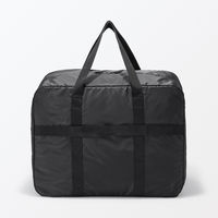 無印良品 たためる 撥水旅に便利なボストンバッグ ７５Ｌ用 黒 良品計画