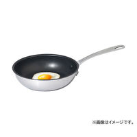 マイヤージャパン フライパン 20cm IH ガス火対応 ホワイトスチール PMーP20NS 1個