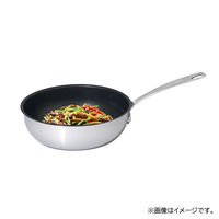 マイヤージャパン フライパン 深型 24cm IH ガス火対応 ホワイトスチール PMーCP24NS 1個