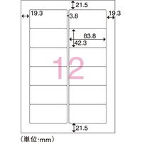 ジョインテックス 再生OAラベル 12面 冊100枚 A226J 1パック