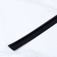 渡辺布帛工業 アサヒ バイアステープ テトロンバイアス 両折 12mm巾×20m巻 黒 Col.528 FTB12-528-20 1巻