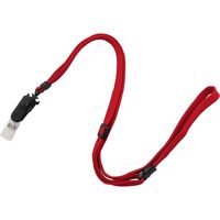 アイ・エス 吊下名札用ヒモ 着脱クリップ 赤 ISP-CL-RD 1本