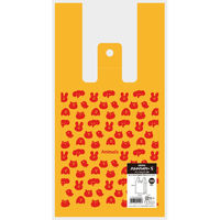 シモジマ レジ袋 ハンドハイパー S アニマルズ OR 006902251 1袋(100枚)