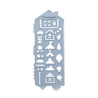 クツワ マステンプレート ハウス DE011B 1個