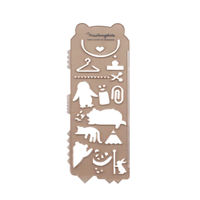 クツワ マステンプレート アニマル DE011C 1個