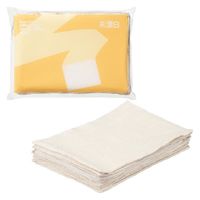 【アウトレット】未漂白ぞうきん 1パック（10枚入） プラテック　アスクル限定 　200mm×300mm オリジナル