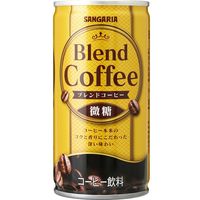 【缶コーヒー】サンガリア ブレンドコーヒー微糖 185g 1セット（60缶）