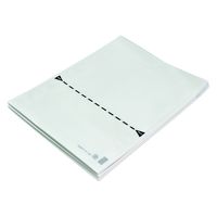 武蔵野産業 食品袋 エコ・ハーフカット 4580311241645 1セット(1袋(100枚入)×50)（直送品）