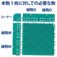 山崎産業 コンドル ジョイントスノコ ロイヤルソフト 縁駒M グレー F-138-FM-GR 1個（直送品）