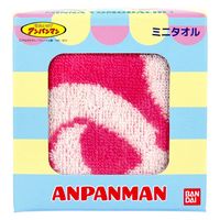 日繊商工 アンパンマン ミニタオル ドキンちゃんピンク 約25×25cm 1枚入 AP24051P 1箱(1枚)（直送品）