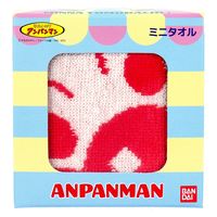 日繊商工 アンパンマン ミニタオル アンパンマンレッド 約25×25cm 1枚入 AP24051R 1箱(1枚)（直送品）