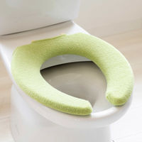 オカ　コクーン　Ｕ型便座カバー　グリーン　39813　1枚（直送品）