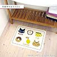 オカ　クロネコ　洗えるマット　45×60cm　62425　1枚（直送品）