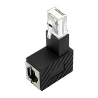 エアリア LAN角度変換アダプター 中町4丁目 カテゴリー6A対応 AR-LL4 1個