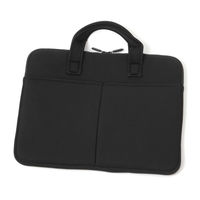 ネオプレーンPCケース横型 ブラック LAKOLE/ラコレ